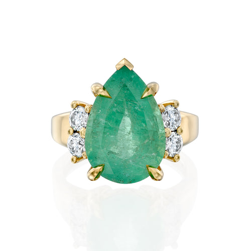 Emerald Pear Julia Ring — image 4 of 18