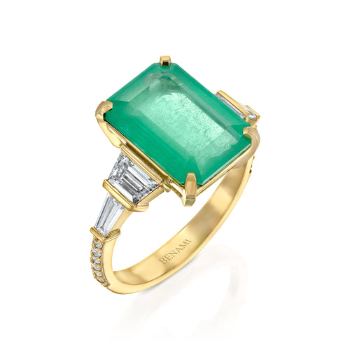 Emerald Vogue Zehava Ring — image 6 of 7