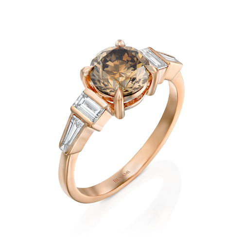 Brownie Champagne Diamond Ring — image 8 of 15