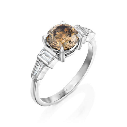 Brownie Champagne Diamond Ring — image 13 of 15