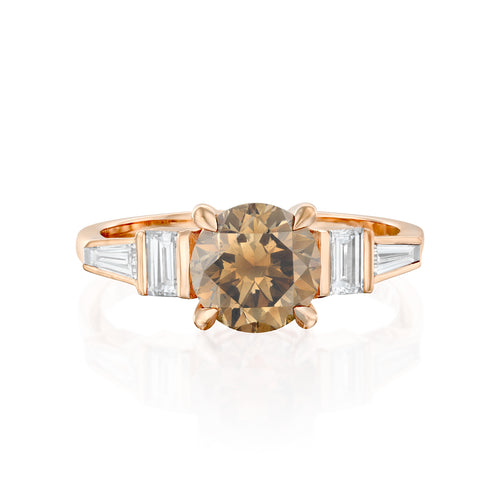 Brownie Champagne Diamond Ring — image 11 of 15