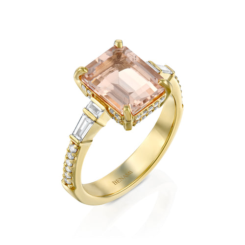 Morganite Vogue Ring — image 3 of 8