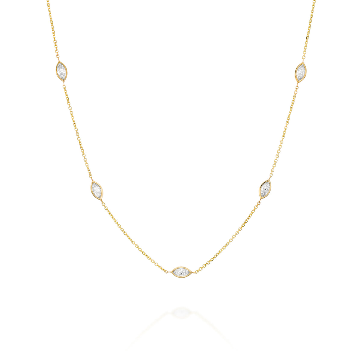 Laura Marquise Diamonds Necklace