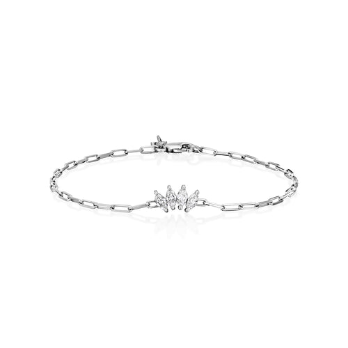 Four Marquise Lab Grown Diamond Bracelet — image 9 of 10