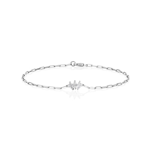 Triple Marquise Lab Grown Diamond Bracelet — image 7 of 10