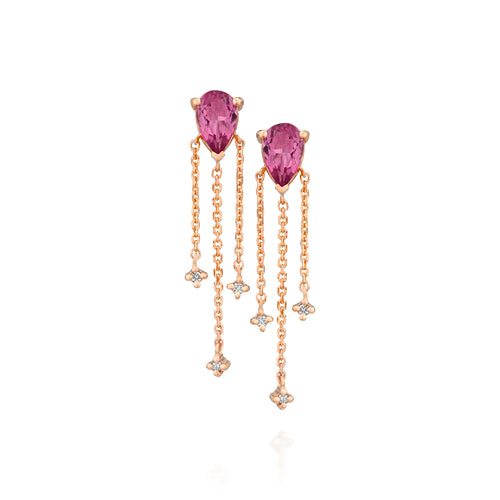 Tony Pink Sapphire Earring — image 6 of 7