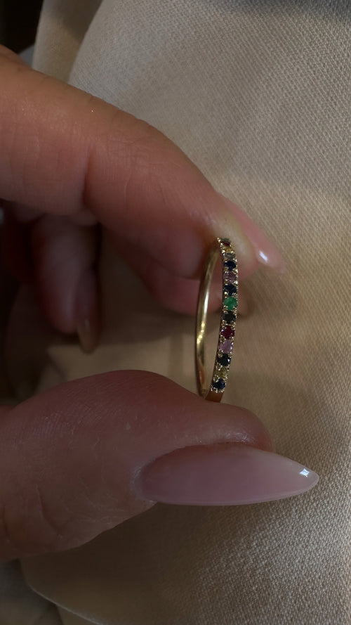 Shelly Natural Gemstone Ring — image 5 of 10