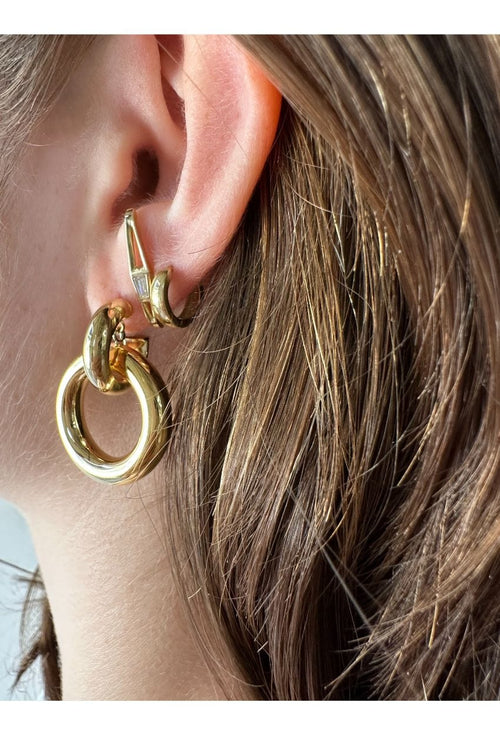 Double Hoop Earrings — image 4 of 6