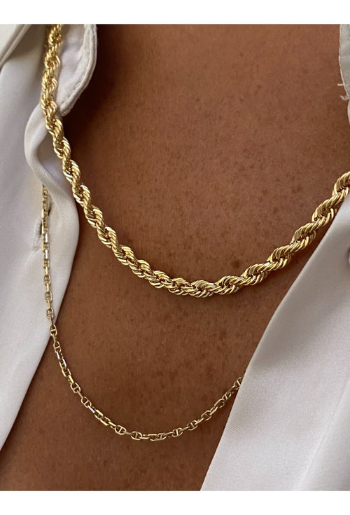 Thick Rope Chain 14k Gold — necklace — image 5 of 5
