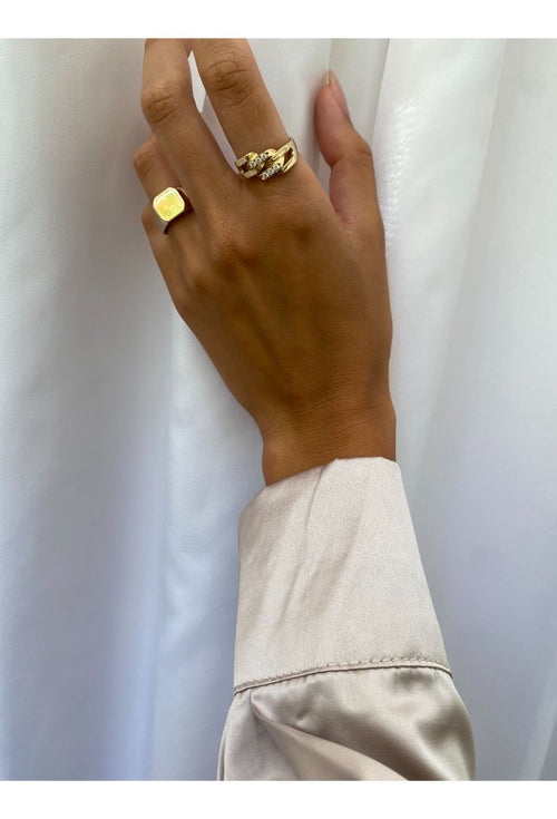 Mona Diamond Gold Ring — image 6 of 21