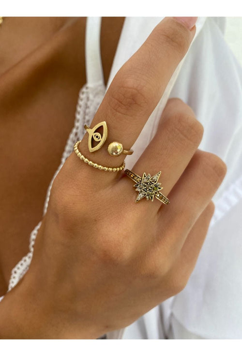 Mika Star Blackened Ring — image 4 of 16