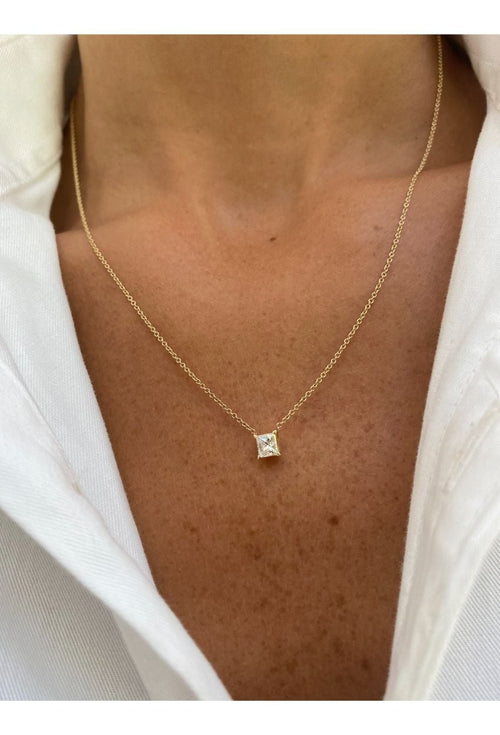 Diamond Square Necklace — image 5 of 7