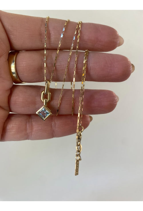 Tommy Aqua Marine Necklace — image 7 of 8