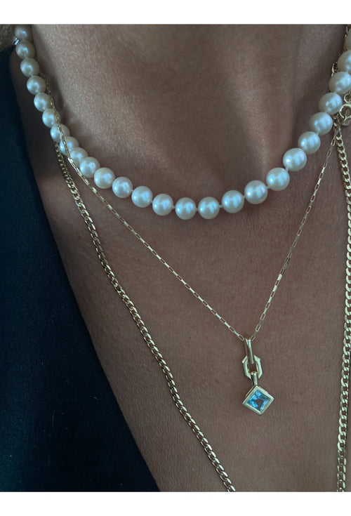 Tommy Aqua Marine Necklace — image 8 of 8