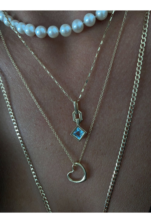 Tommy Aqua Marine Necklace — image 4 of 8