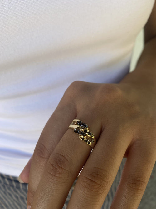 Mona Black Diamond Ring — image 2 of 7