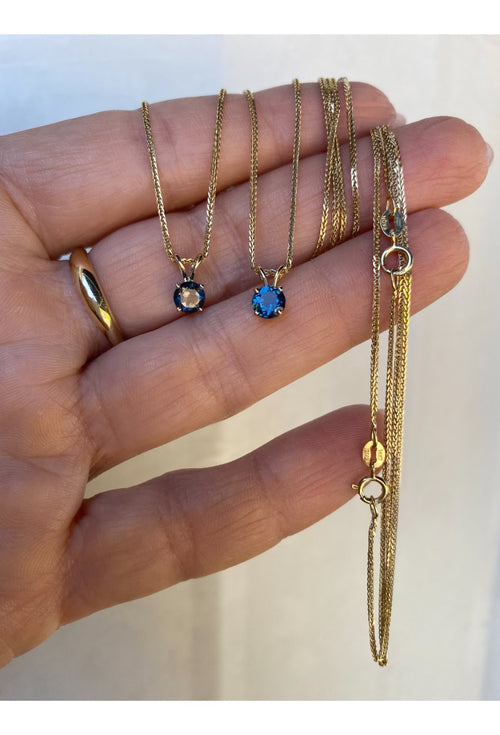 Blue Topaz Necklace — image 5 of 7