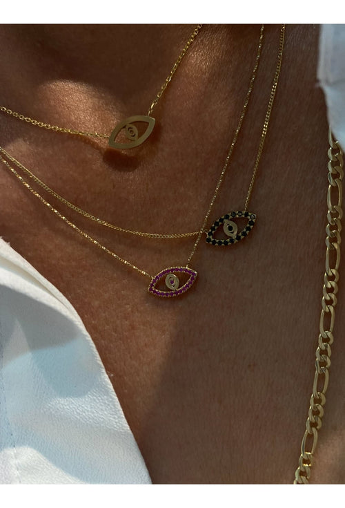 Black Diamond Eye Necklace — image 7 of 7