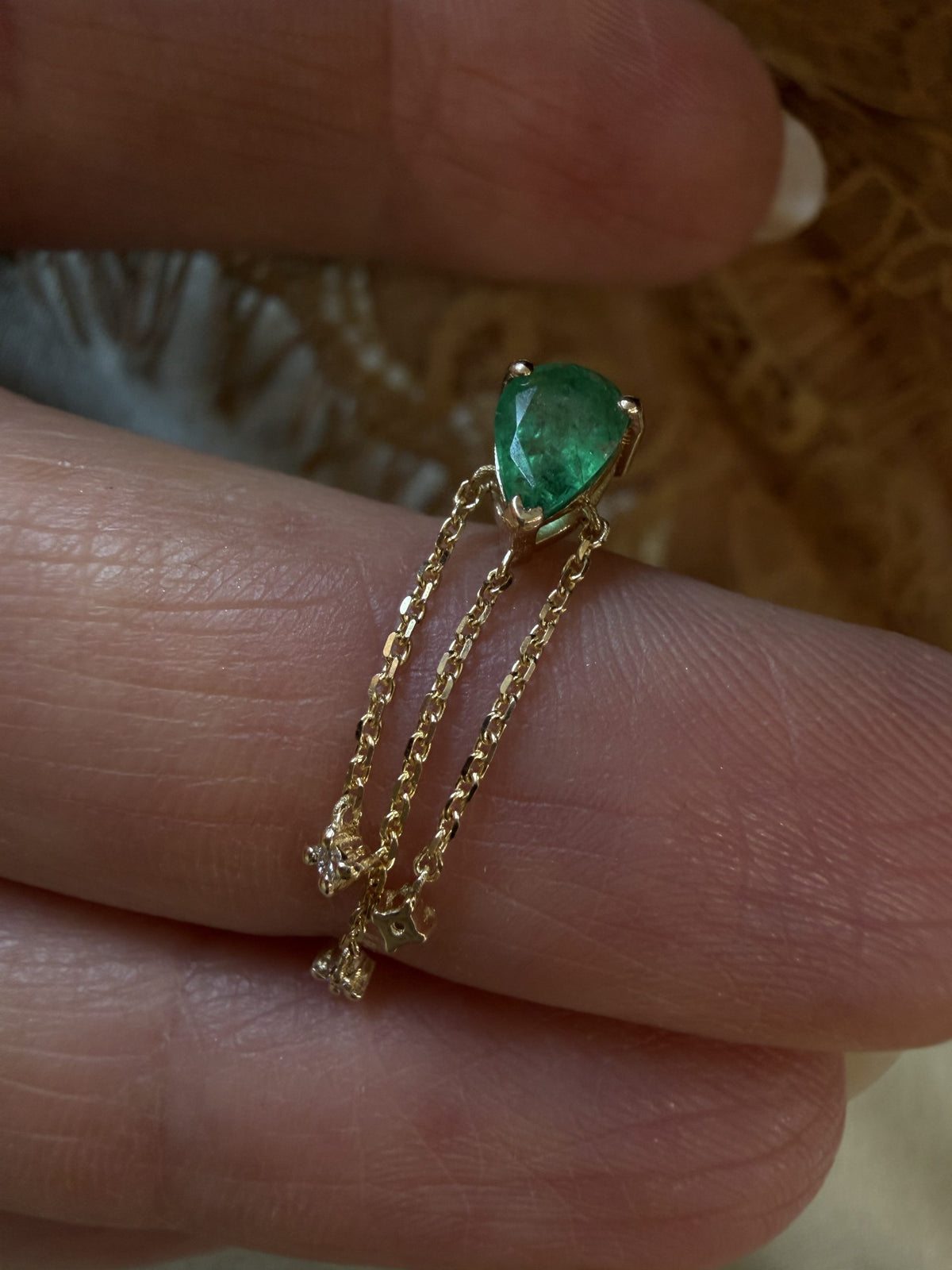 Tony Emerald Piercing Earring — image 2 of 6
