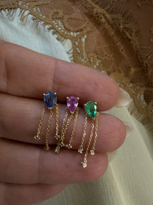 Tony Emerald Piercing Earring — image 4 of 6