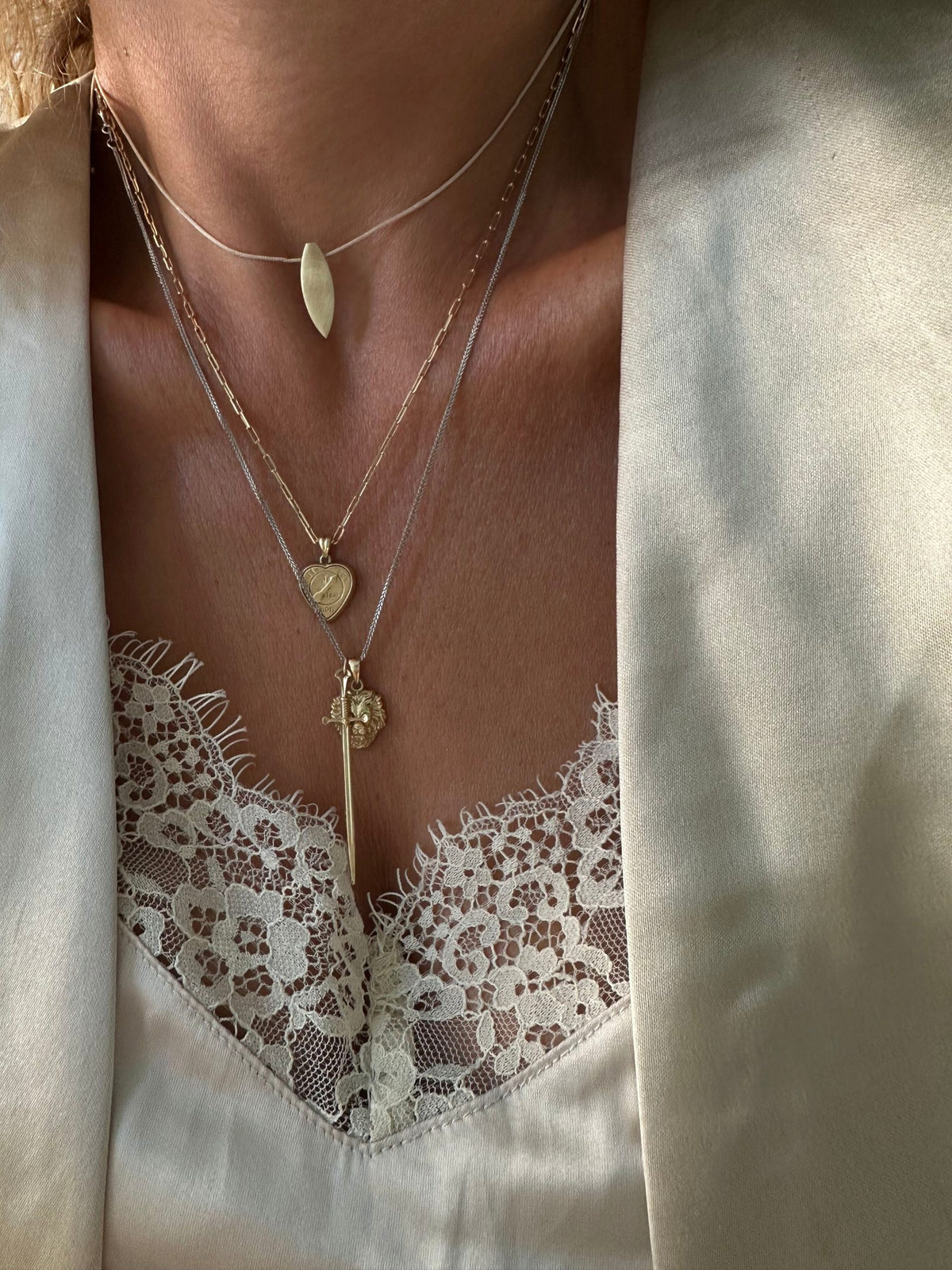 שרשרת לב Je T'aime — תמונה 11 מתוך 12