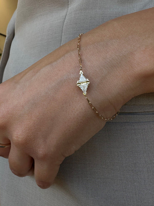 Two Triangle Diamond Bracelet — image 8 of 9