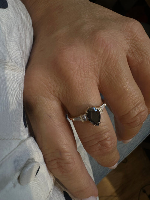 Linor Black Diamond Ring — image 8 of 16