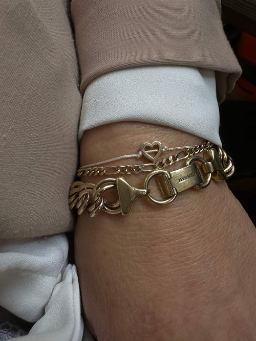 Gold Heart Thread Bracelet — image 4 of 4