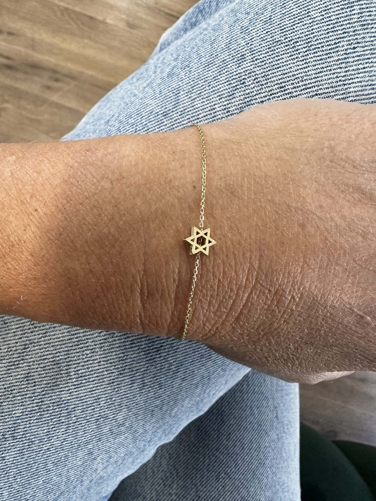 צמיד מגן דוד מזהב 14K — תמונה 8 מתוך 8