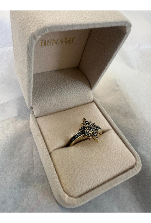 Mika Star Black Diamonds Ring — image 7 of 10