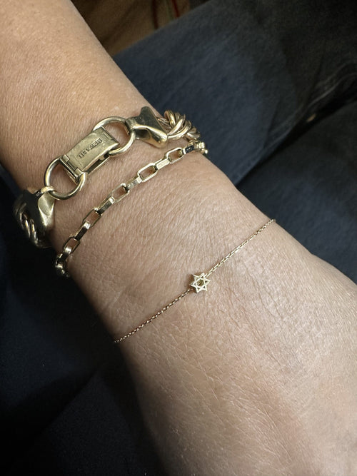 Mini Star of David Necklace — bracelet — image 5 of 7