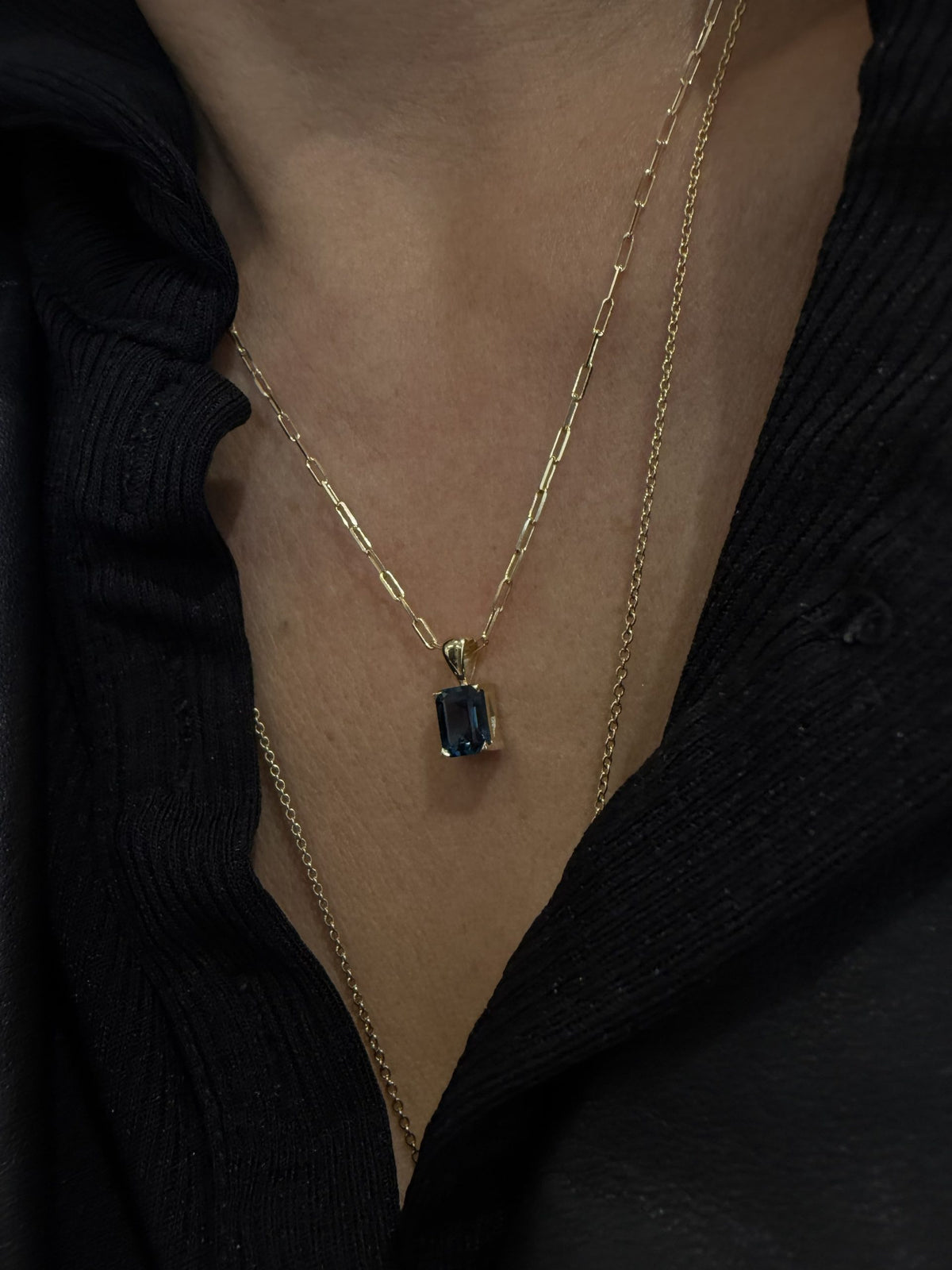 Jonathan London Blue Topaz Necklace