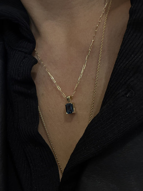 Jonathan London Blue Topaz Necklace