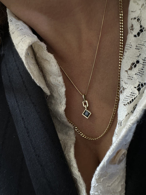 Tommy Necklace with Black Moissanite — image 12 of 12
