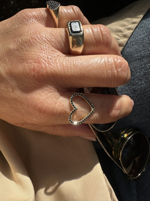 Classic Gold Heart Ring — image 8 of 13