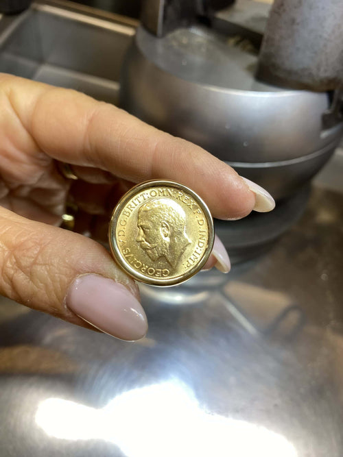 Louis Coin Signet Ring — image 6 of 9