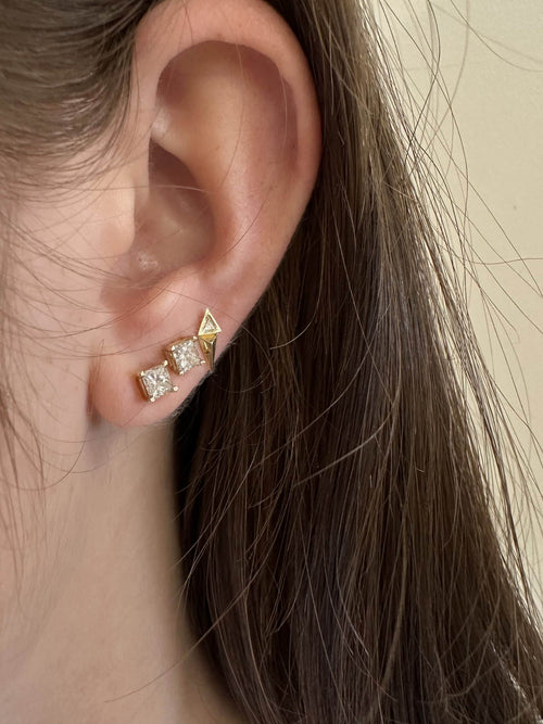 Princess Lab-Grown Diamond Earrings — image 3 of 10