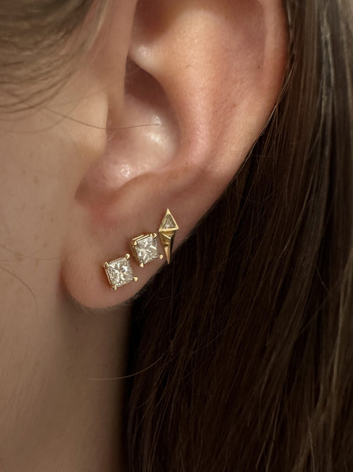 Princess Lab-Grown Diamond Earrings