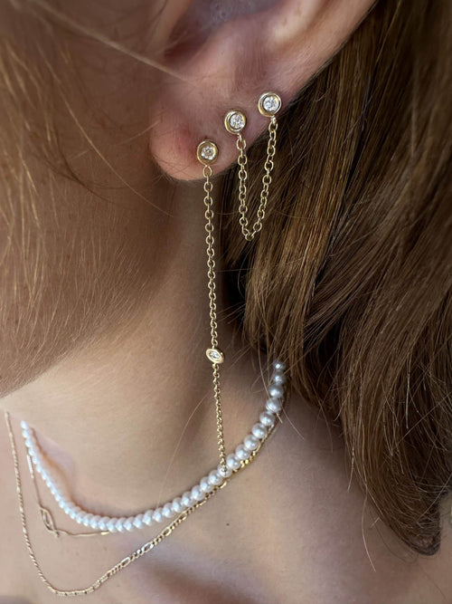 Camille Diamonds Long Earring — earrings — image 8 of 8