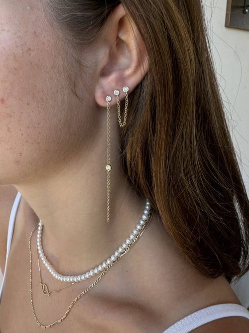 Camille Diamonds Long Earring — earrings — image 7 of 8
