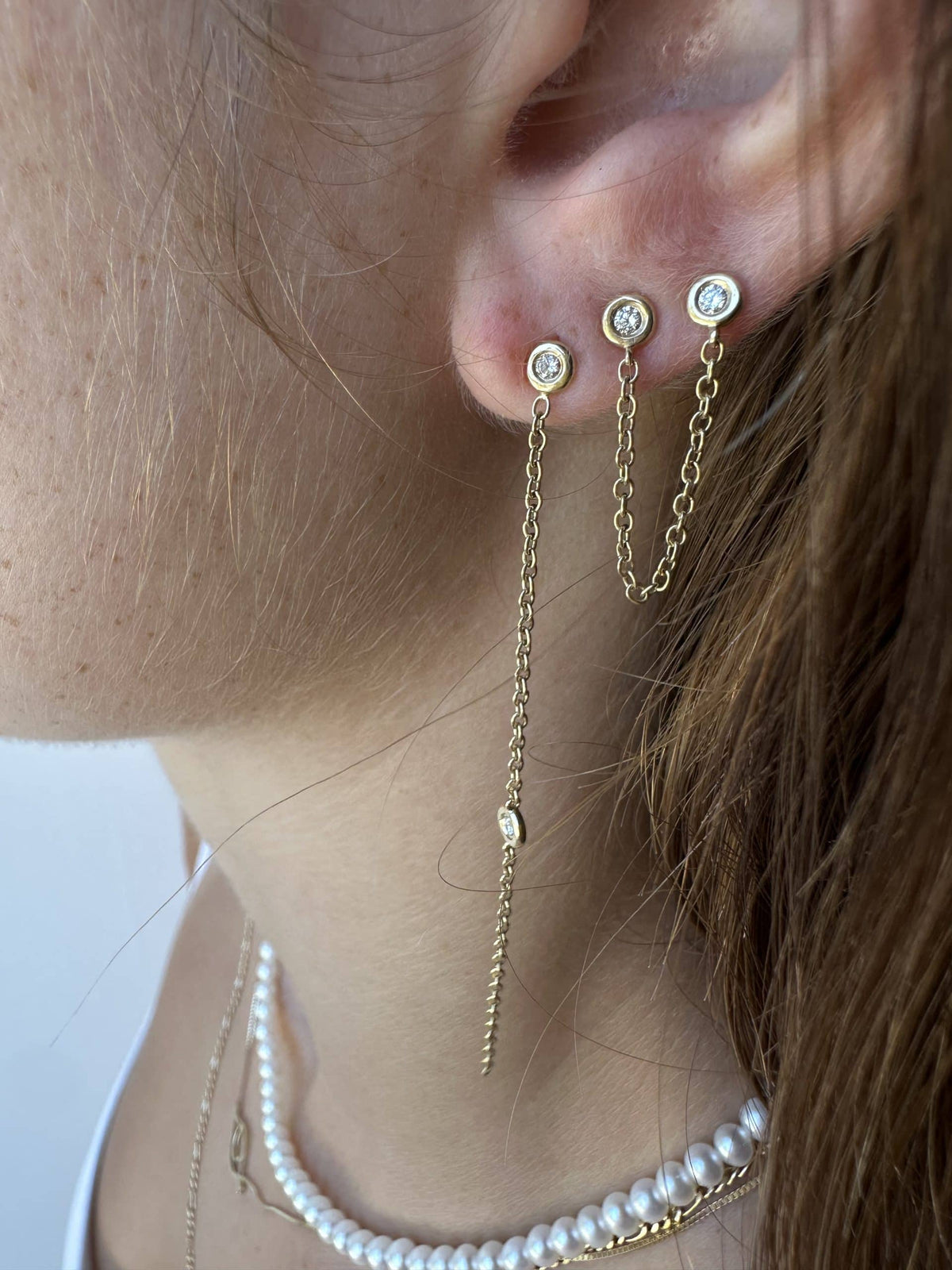 Camille Diamonds Long Earring — earrings — image 5 of 8