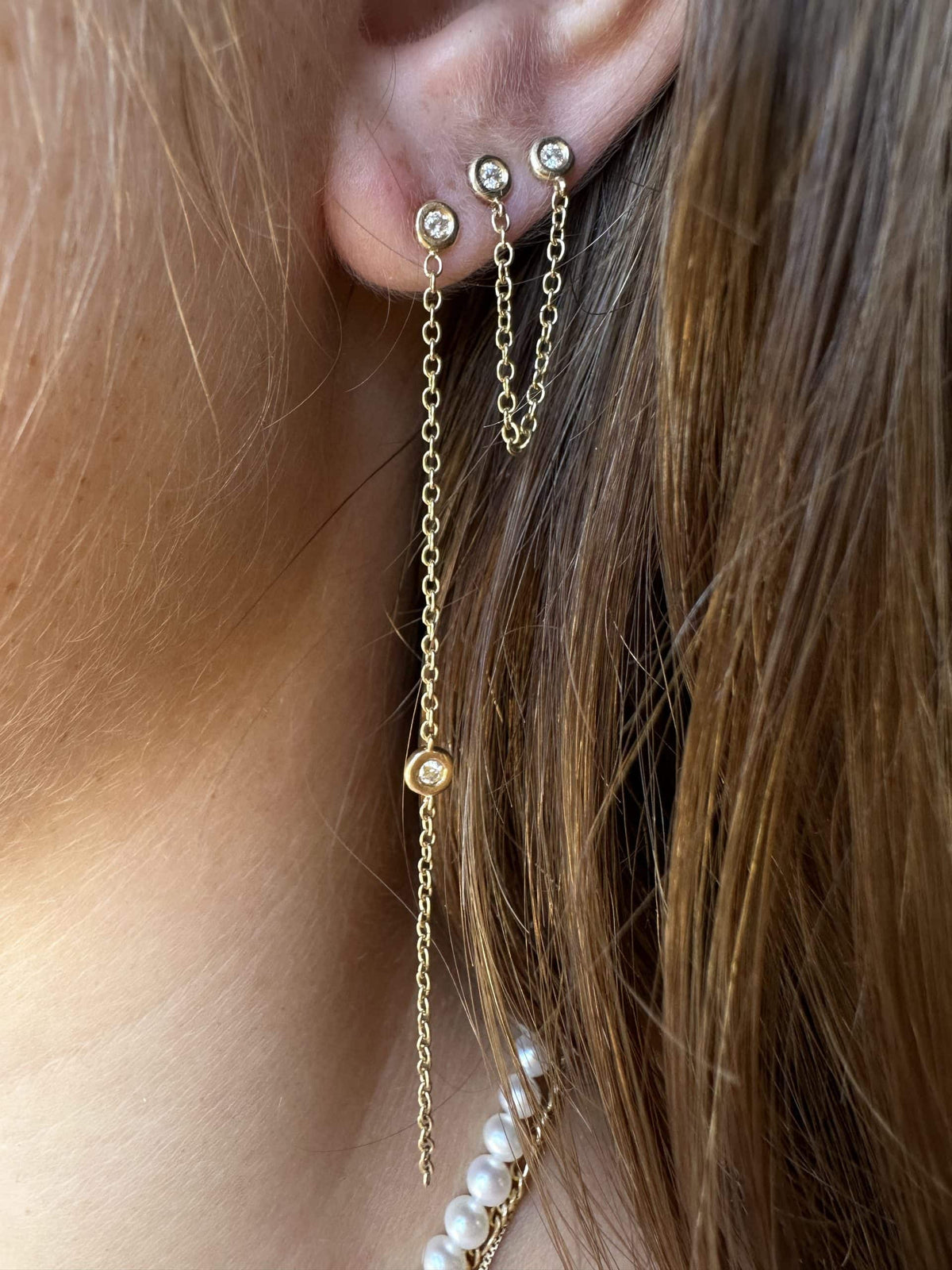 Camille Double Diamonds Earring — earrings — image 20 of 20