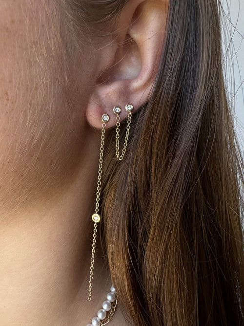 Camille Diamonds Long Earring — earrings — image 6 of 8