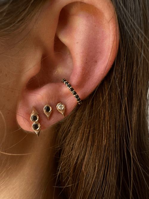 Rose White Diamonds Earrings — image 6 of 9