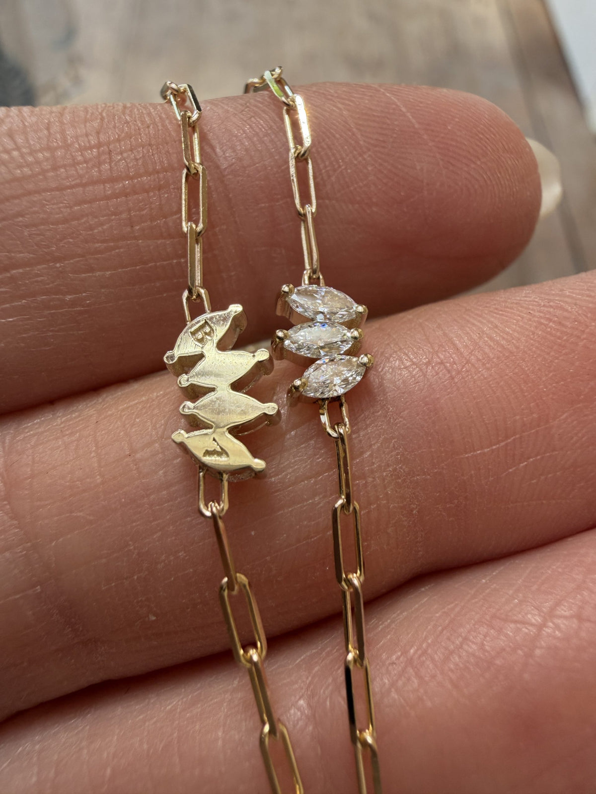 Four Marquise Lab Grown Diamond Bracelet — image 8 of 10