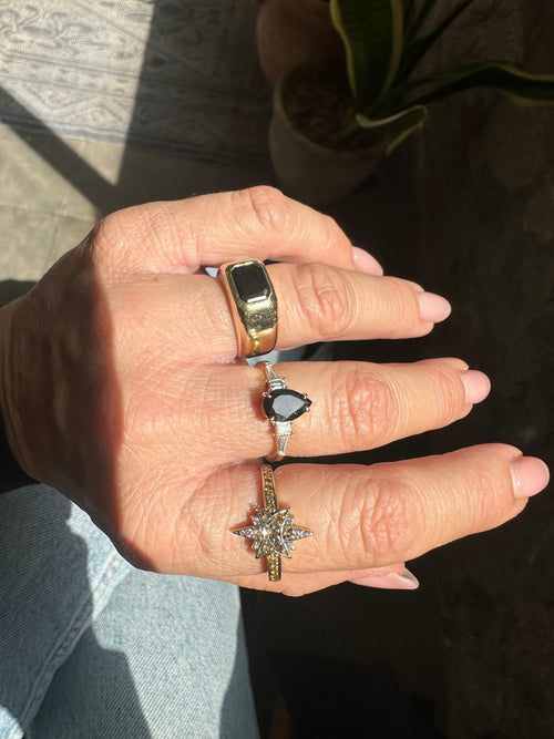 Linor Black Diamond Ring — image 6 of 16