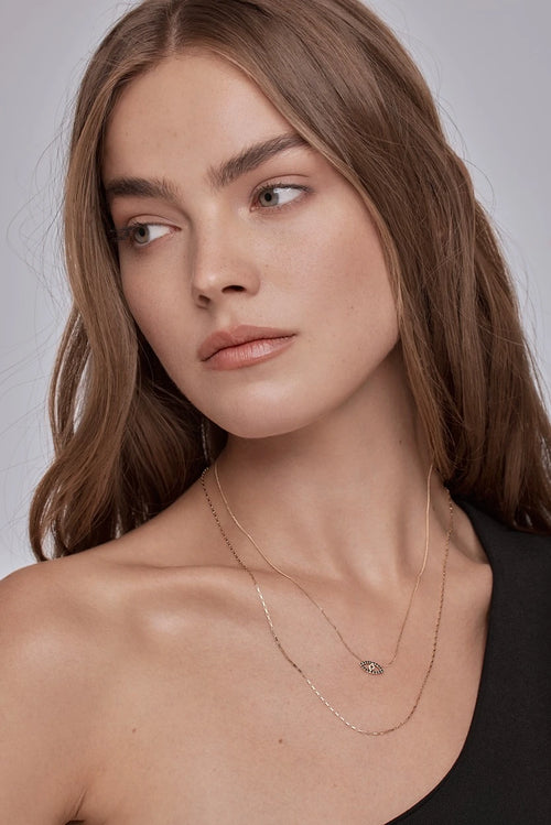 Black Diamond Eye Necklace — image 4 of 7