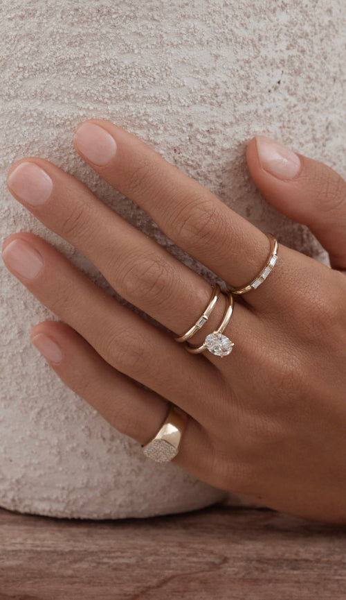 Oval Eve Diamond Ring — image 5 of 14