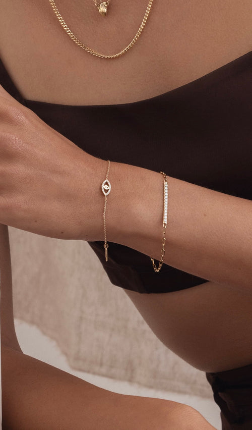 Classic Diamonds Eye Bracelet — image 9 of 9