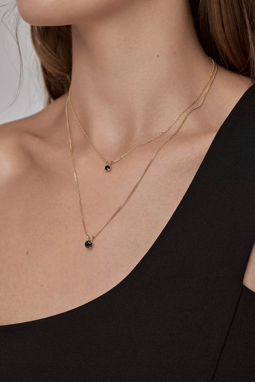 0.5CT Black Diamond Necklace — image 4 of 5
